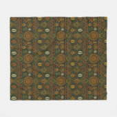 Hart van Afrika Fleece Deken (Voorkant (Horizontaal))
