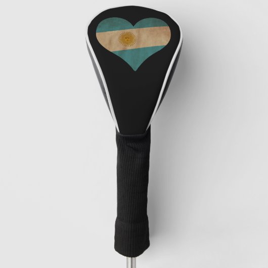 Hart van Argentinië Golfheadcover (Voorkant)