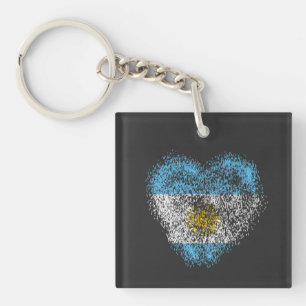 Hart van Argentinië Sleutelhanger
