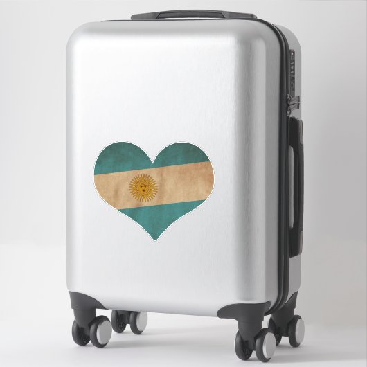 Hart van Argentinië Sticker (Koffer)