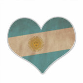 Hart van Argentinië Sticker (Voorkant)