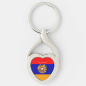 Hart van Armenië Metale Sleutelhanger (Voorkant)