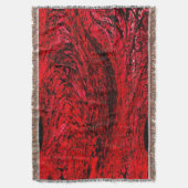 Hart van Chaos – Oneindige Rode Spiraal Deken (Voorkant Verticaal)