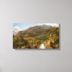Hart van de Andes (Zuid-Amerikaans landschap) Canvas Afdruk