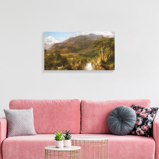 Hart van de Andes (Zuid-Amerikaans landschap) Canvas Afdruk (Insitu (Woonkamer))