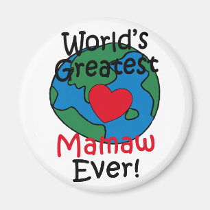 Hart van de Beste Mamaw ter Wereld Magneet