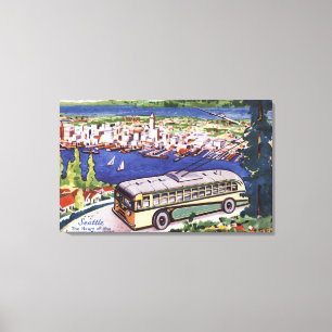 Hart van de Evergreen Playground Canvas Afdruk