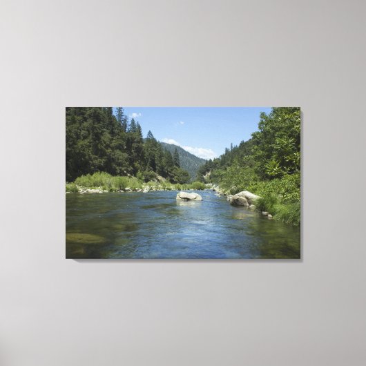 Hart van de Feather River Triptiek Wall Art Canvas Afdruk (Voorkant)