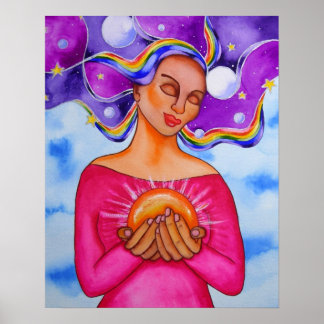 Hart van de genezing poster