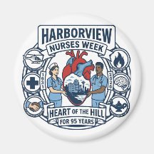 Hart van de Hill Magnet (ontwerp A)