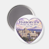 Hart van de Hill Magnet (ontwerp B) Magneet (Voorkant / Achterkant)