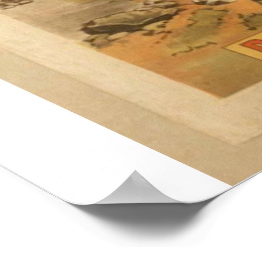 Hart van de Klondike, de "Yukon River Retro Theate Poster (Hoek)