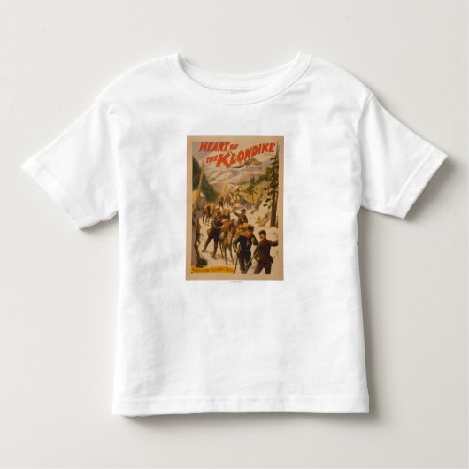 Hart van de Klondike - Over de kinderpas Kinder Shirts (Voorkant)