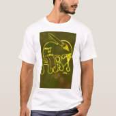 hart van de liefde kunst t-shirt (Voorkant)