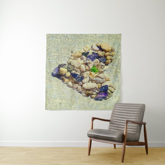 hart van de natuur wandkleed (In Situ (horizontaal))