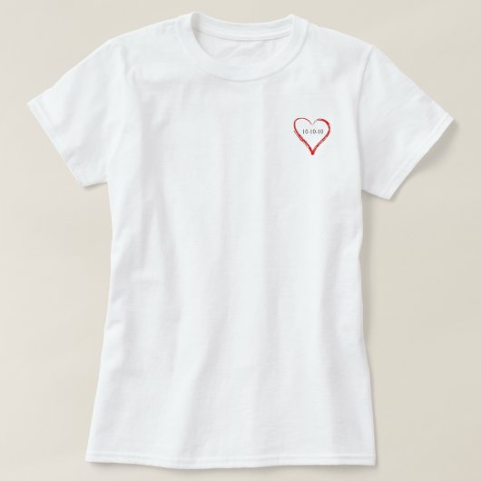 Hart van de zaak t-shirt (Design voorkant)