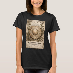 Hart van de Zon Zonne Schijf Oud Afrika T-shirt