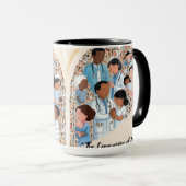 Hart van de zorg: de compassie van de zorg Mok (Voorkant rechts)