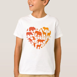 Hart van dieren, Cadeau voor dierenliefhebbers T-shirt