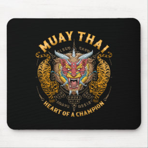 Hart Van Een Kampioen - Kickboksen En Muay Thai Li Muismat