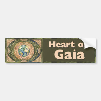 Hart van Gaia - Keltische Boom des Levens bumperst Bumpersticker