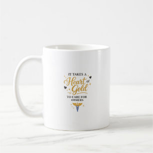 Hart van Goud Dokter Inspirerende Citaat Design Koffiemok
