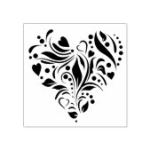 hart van harten silhouet kunst stempel (Afrduk)