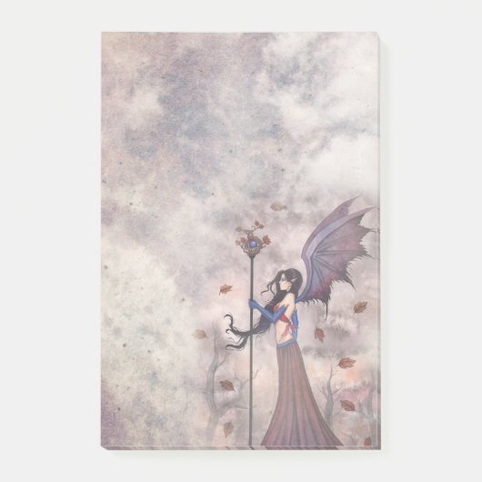 Hart van Herfst Elfenmaffe Vampire Gotische Kunst Post-it® Notes (Voorkant)