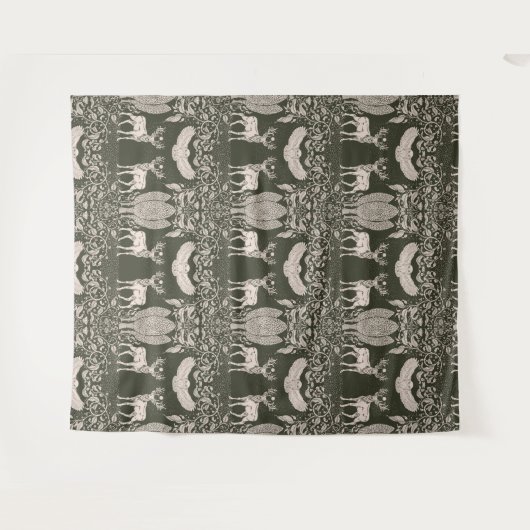 Hart van het bos wandkleed (Voorkant (horizontaal))