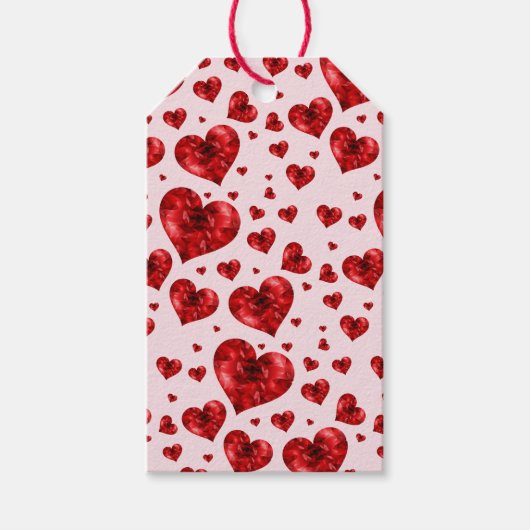 hart van het hart cadeautje label cadeaulabel (Voorkant)