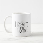Hart van het huis | Gepersonaliseerde naam Mok (Links)