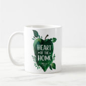 Hart van het huis | Gepersonaliseerde naam Mok (Links)
