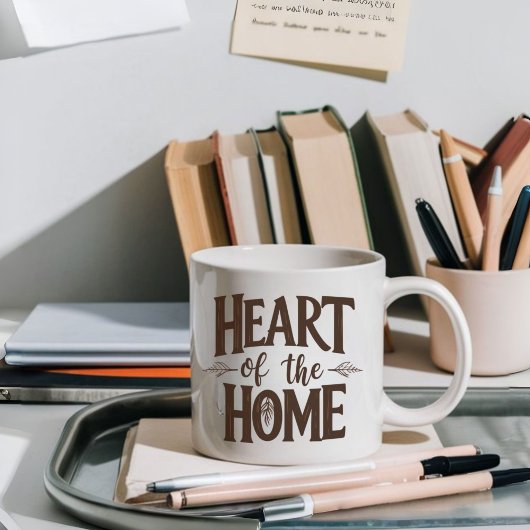 Hart van het huis | Gepersonaliseerde naam Mok