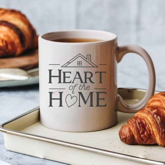 Hart van het huis | Gepersonaliseerde naam Mok