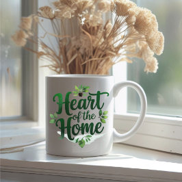 Hart van het huis | Gepersonaliseerde naam Mok