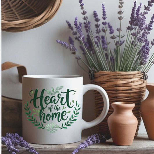 Hart van het huis | Gepersonaliseerde naam Mok