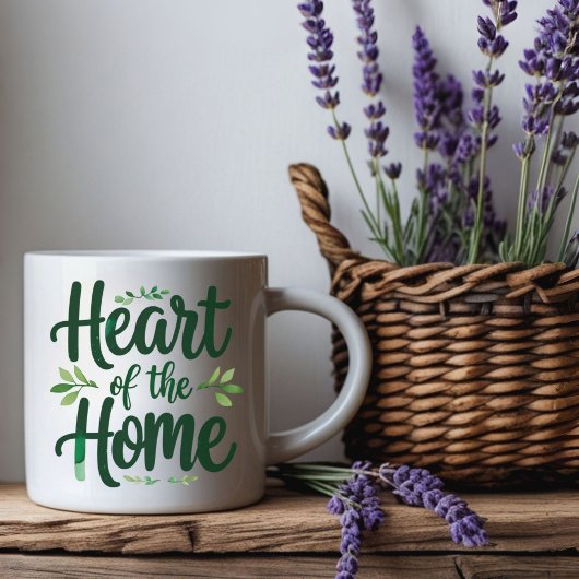 Hart van het huis | Gepersonaliseerde naam Mok