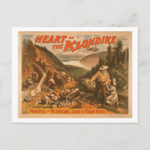 Hart van het Klondike Gold Mining Theater 2 Briefkaart