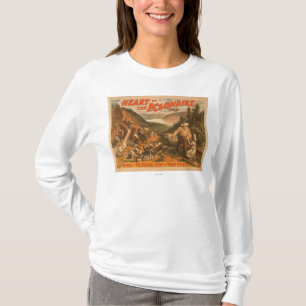 Hart van het Klondike Gold Mining Theater 2 T-shirt