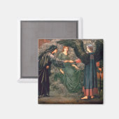 Hart van het Roos Magneet (Voorkant / Achterkant)