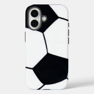 Hart van het spel   "Ik hou van voetbal" (Voetbal) iPhone 16 Hoesje