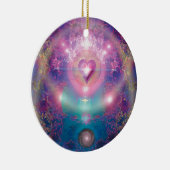 Hart van het universum keramisch ornament (Rechts)