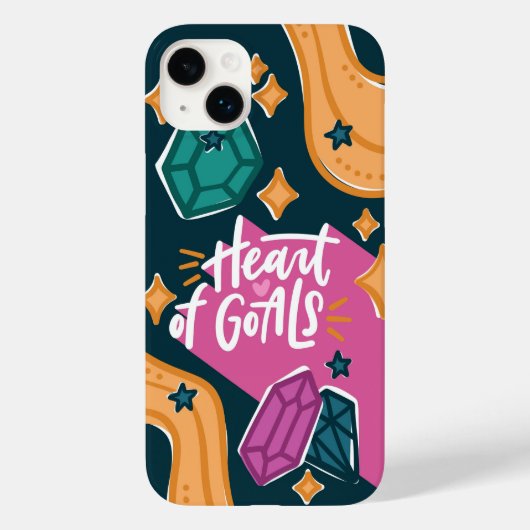 Hart van Hoesje-Mate iPhone Case van Doelstellinge (Achterkant)