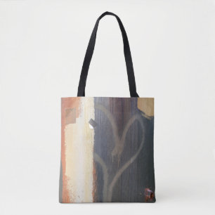 Hart van hout draagtas