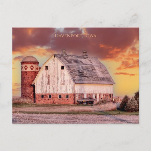 Hart van Iowa Briefkaart (Voorkant)