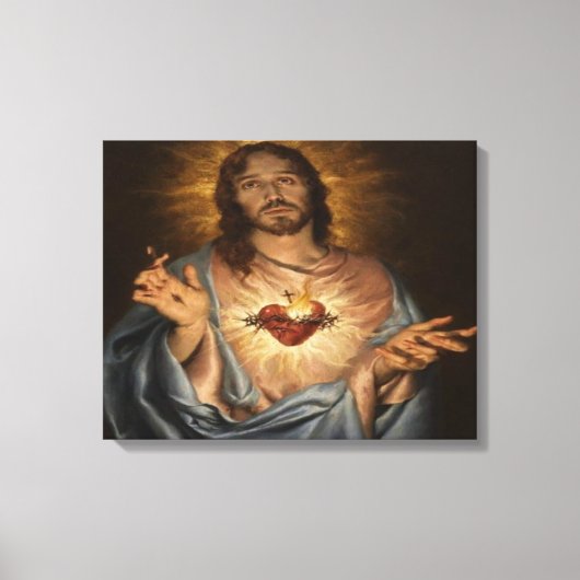 hart van jezus canvas afdruk (Voorkant)