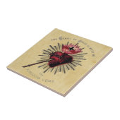 Hart van Jezus Tile Tegeltje (Zijkant)