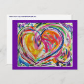 Hart van Joy Briefkaart (Voorkant / Achterkant)