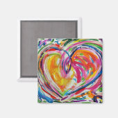 Hart van Joy Magnet Magneet (Voorkant / Achterkant)