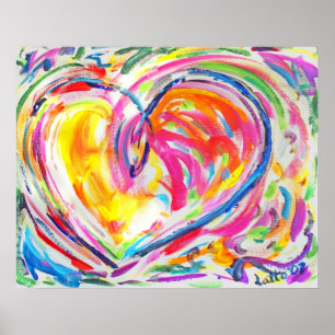 Hart van Joy Poster